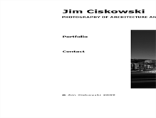 Tablet Screenshot of jimciskowski.com
